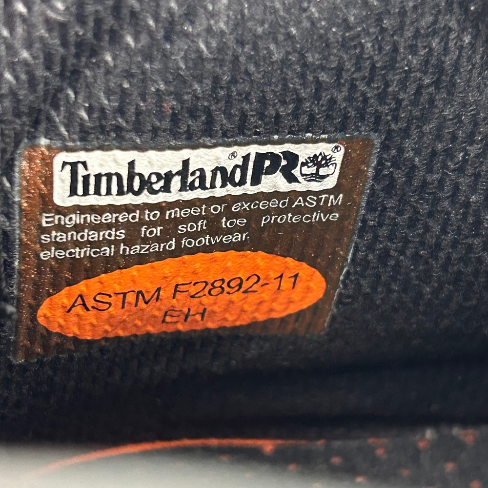 Timberland PRO Pit Boss 6 Inch Brown Leather Soft Toe Work Boots 33046 Mens 11M - Picture 9 of 10